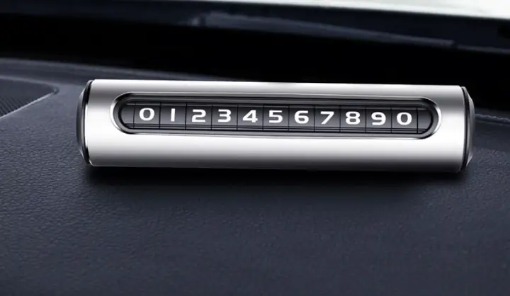 Bảng Số Điện Thoại Trong Xe Ô Tô