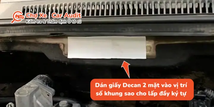 Quy Trình Cà Số Khung Trên Xe Ô Tô​