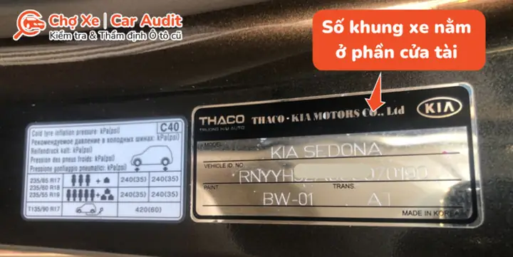 Vị Trí Ngay Cửa Bên Lái Xe​