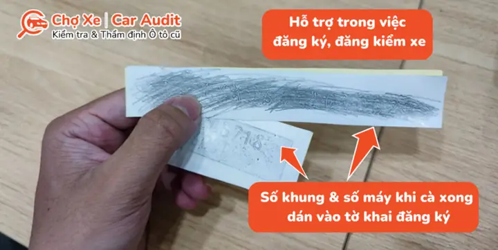 Quy Trình Cà Số Khung Trên Xe Ô Tô​