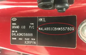 Số Vin Xe Ô Tô Nằm Ở Đâu? Hướng Dẫn Tìm Kiếm Và Giải Mã