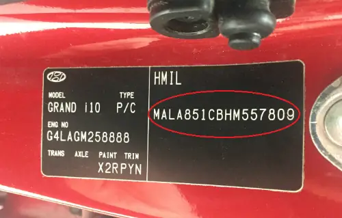 Số Vin Xe Ô Tô Nằm Ở Đâu? Hướng Dẫn Tìm Kiếm Và Giải Mã