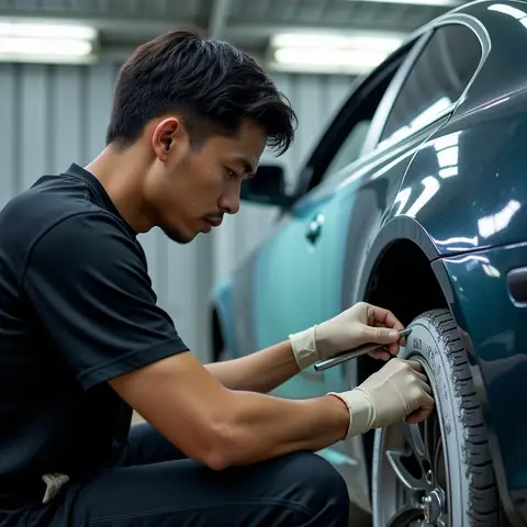 Tay Nghề Kỹ Thuật Viên Sơn Xe