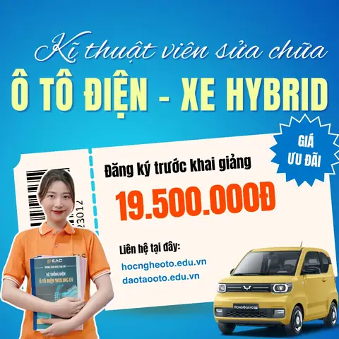 Khóa Học Kỹ Thuật Viên Sửa Chữa Ô Tô Điện, Xe Hybrid