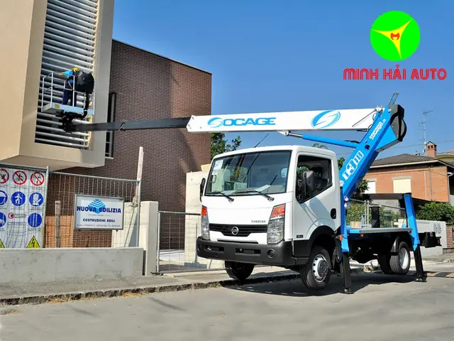 Tổng Quan Xe Thang Nâng Người Sửa Chữa Điện 18m Isuzu Socage