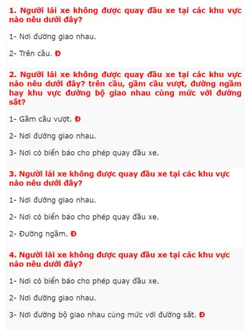 Tải Đề Thi Sát Hạch Lái Xe Ô Tô Mới Nhất Chuẩn Bộ Gtvt