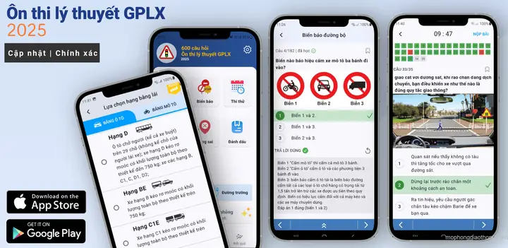 Tải Ứng Dụng Học Lý Thuyết Lái Xe Ô Tô