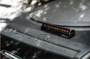 Thẻ Số Điện Thoại Đặt Taplo Xe Hơi, Ô Tô Metal Tita