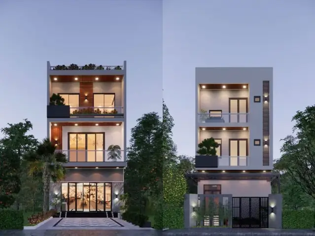 Thiết Kế Nhà 3 Tầng 7x20m Thiết Kế Nhà 3 Tầng 7x20m