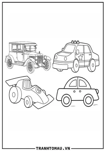 Khám Phá Thế Giới Đa Dạng Của Các Loại Xe Ô Tô Tập Tô Màu