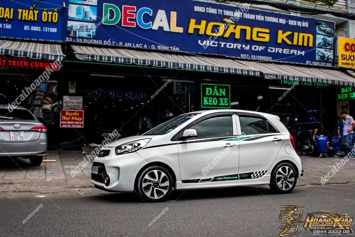 Tem Dán Sườn Xe Ô Tô Kia Morning