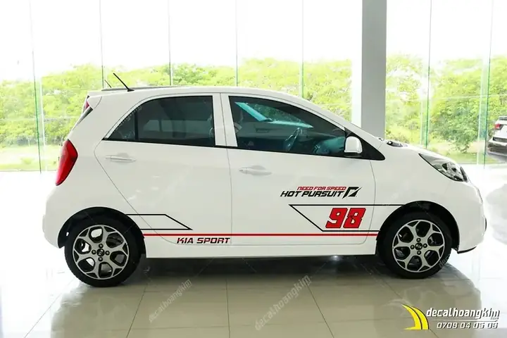 Lợi Ích Khi Dán Tem Sườn Xe Kia Morning