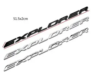 Bộ Chữ Explorer 3d Kim Loại Dán Trang Trí Xe Ô Tô Ms-80