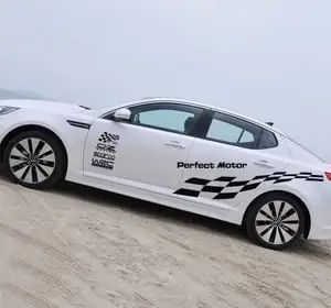 Bộ Tem Decal Wrc Kẻ Sọc Ô Cờ Dán Sườn Xe Ô Tô Perfect Motor (mẫu 6) Ms-126