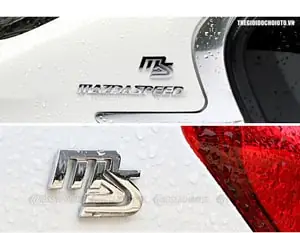 Tem Logo Chữ Mazda Speed Dán Xe Ô Tô Ms-105