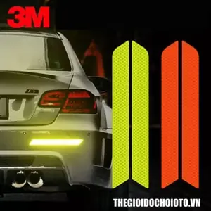 Decal Tem Dán Phản Quang Ô Tô Cảnh Báo Đuôi Xe Loại Cao Cấp 3m Kim Cương Ms-52