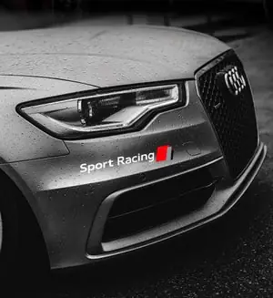 Decal Tem Sport Racing Dán Trang Trí Đầu Xe Ô Tô Ms-267