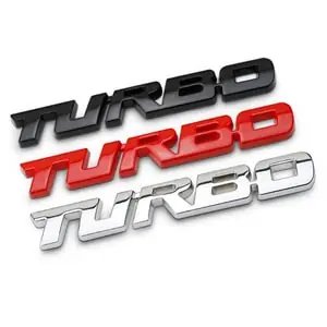 Logo Chữ Turbo Dán Xe Ô Tô (mẫu 5) Ms-116