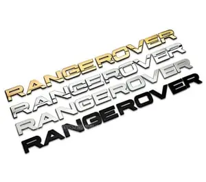 Tem Decal Bộ Chữ Range Rover Kim Loại Dán Xe Ô Tô