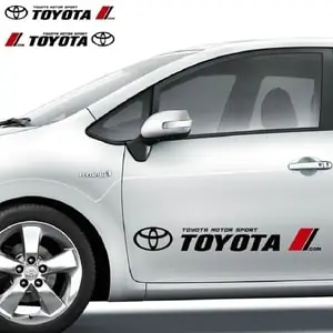 Dải Tem Toyota Dán Trang Trí 2 Sườn Xe Ô Tô Ms-280