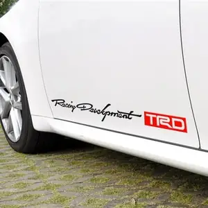 Dải Tem Racing Development Trd Dán Trang Trí 2 Sườn Xe Ô Tô Ms-331