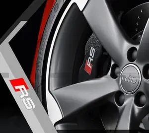 Tem Rs Chịu Nhiệt Dán Phanh Xe Audi Phản Quang Ms-164