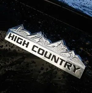 Logo 3d Kim Loại High Country Dán Trang Trí Xe Ô Tô Ms-360