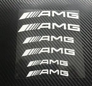 Tem Amg Chịu Nhiệt Dán Phanh Xe Mercedes Phản Quang Ms-165