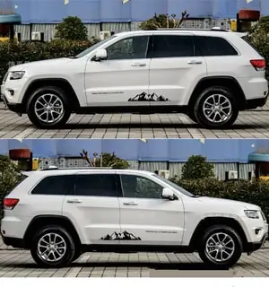 Tem Decal Ngọn Núi Dán Trang Trí Xe Ô Tô Ms-329