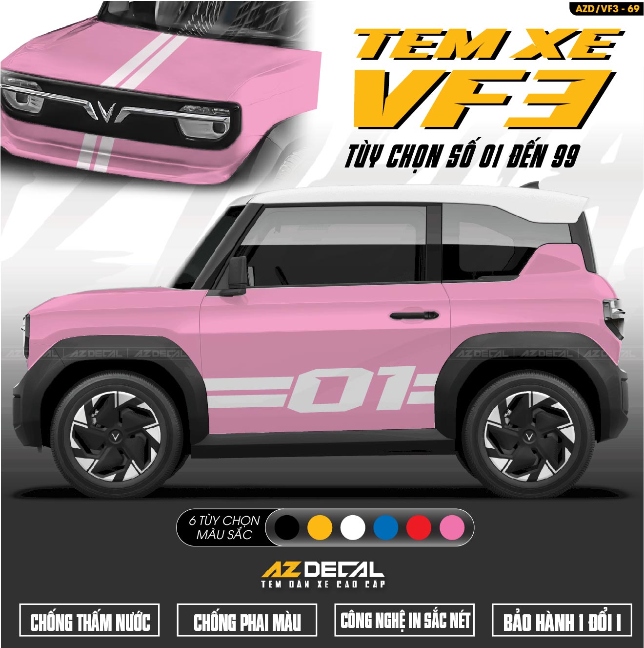 Hướng Dẫn Tự Dán Tem Xe VF3 Tại Nhà: Tiết Kiệm Chi Phí, Thỏa Sức Sáng Tạo