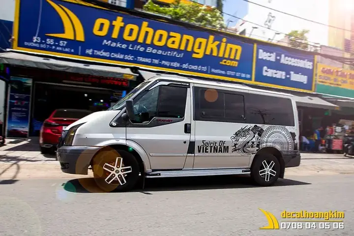 Lên Form Một Số Mẫu Tem Xe Ford Transit Cho Khách