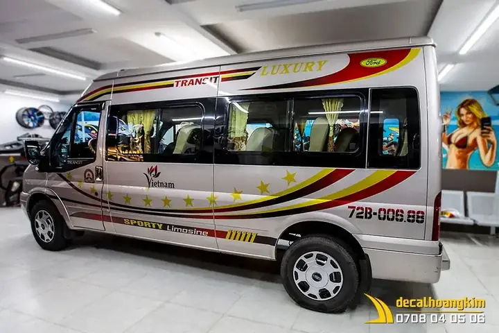 Lên Form Một Số Mẫu Tem Xe Ford Transit Cho Khách