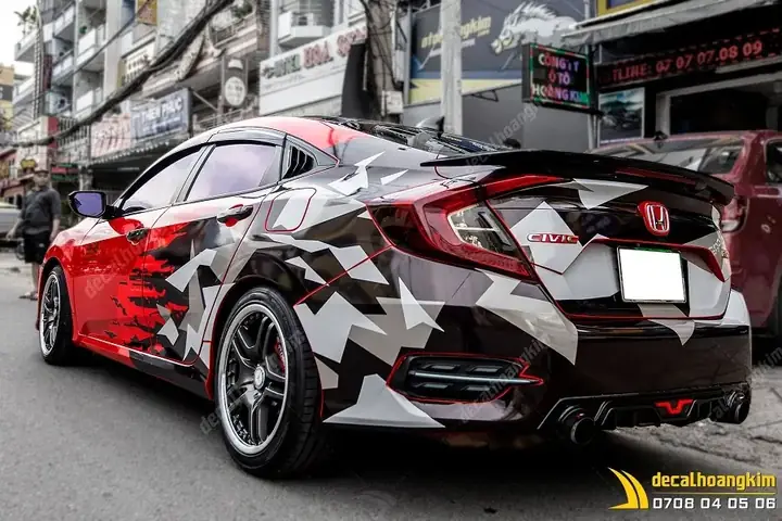 Tem Họa Tiết Camo