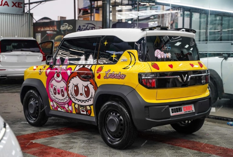 Khám Phá Các Mẫu Tem Xe VF3 Vàng Độc Đáo và Hot Nhất Hiện Nay