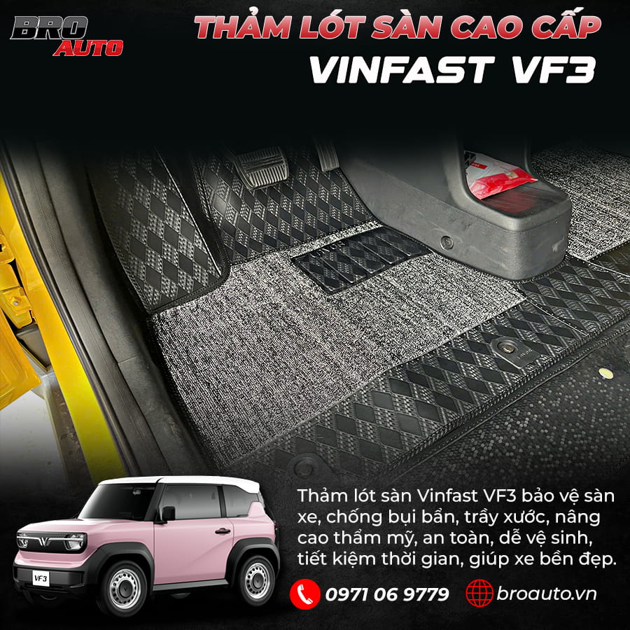 Đánh giá độ bền, khả năng chống ồn và an toàn của thảm lót sàn VF3 chính hãng