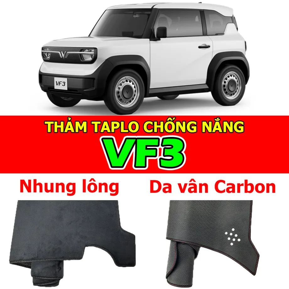 Thảm Taplo VF3: Tại Sao Nên Trang Bị Cho Chiếc VinFast Của Bạn?
