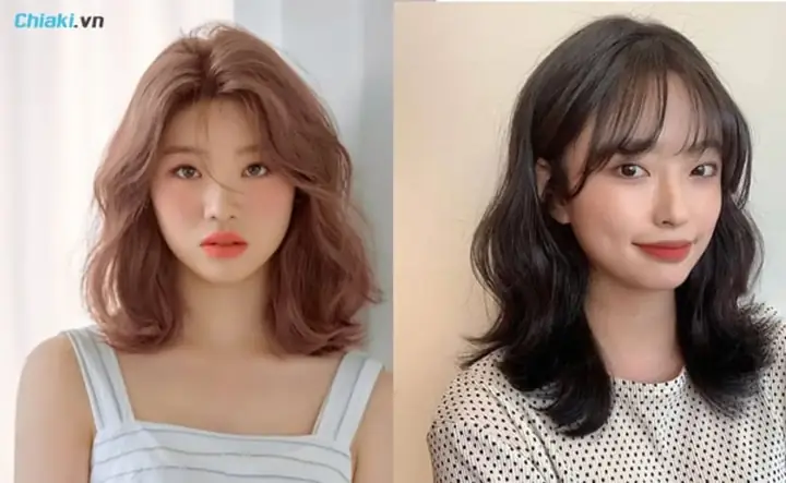 35. Mẫu Tóc Ngắn Nữ Gợn Sóng Wispy