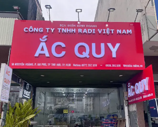 Radi Việt Nam Địa Chỉ Thay Bình Ắc Quy Ô Tô Uy Tín, Chất Lượng Tại Tp Hcm