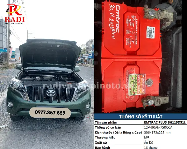Radi Việt Nam Địa Chỉ Thay Bình Ắc Quy Ô Tô Uy Tín, Chất Lượng Tại Tp Hcm