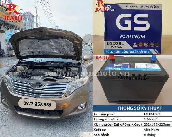 Radi Việt Nam Địa Chỉ Thay Bình Ắc Quy Ô Tô Uy Tín, Chất Lượng Tại Tp Hcm