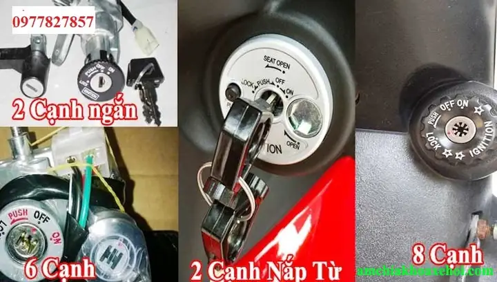 Trên Thá» Træ°á»ng Xe Máy Hiá»n Nay Có Các Loáº¡i Á» Khóa Xe Máy Thông Dá»¥ng Nhæ° Sau, Báº¡n Nên Cáº§n Biáº¿t Á» Khóa Xe Cá»§a Báº¡n Là Á» Khóa Nào Äá» Có Thá» Biáº¿t Äæ°á»£c Má»©c Giá Khi Thay Á» Xe Gáº¯n Máy Là Bao Nhiêu Nhé: