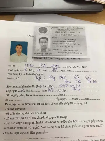 Thủ Tục Đăng Kí Ở Trung Tâm Đào Tạo Lái Xe Tại Hà Nội.