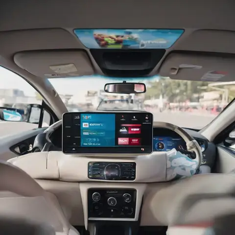 Thiết Bị Xem Tivi Trên Xe Ô Tô