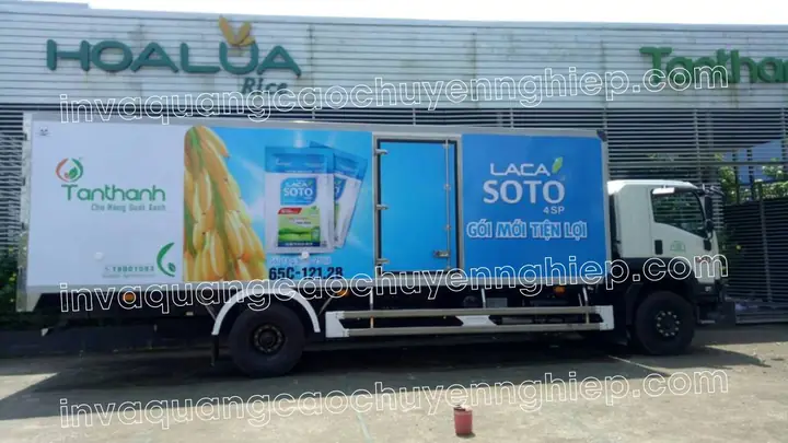 Thiết Kế Quảng Cáo Trên Xe Ô Tô