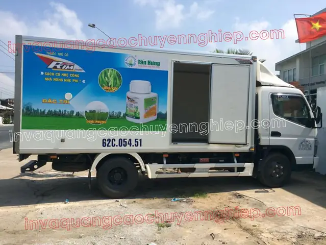 Thiết Kế Quảng Cáo Trên Xe Ô Tô