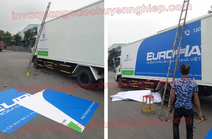 Thiết Kế Quảng Cáo Trên Xe Ô Tô