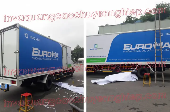 Thiết Kế Quảng Cáo Trên Xe Ô Tô