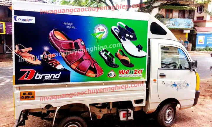 Thiết Kế Quảng Cáo Trên Xe Ô Tô