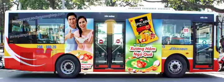 Thiết Kế Quảng Cáo Trên Xe Ô Tô