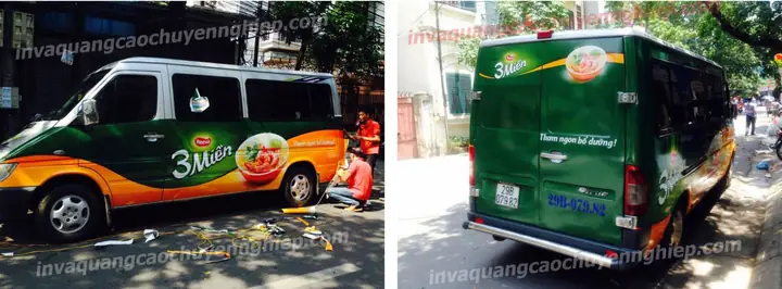 Thiết Kế Quảng Cáo Trên Xe Ô Tô
